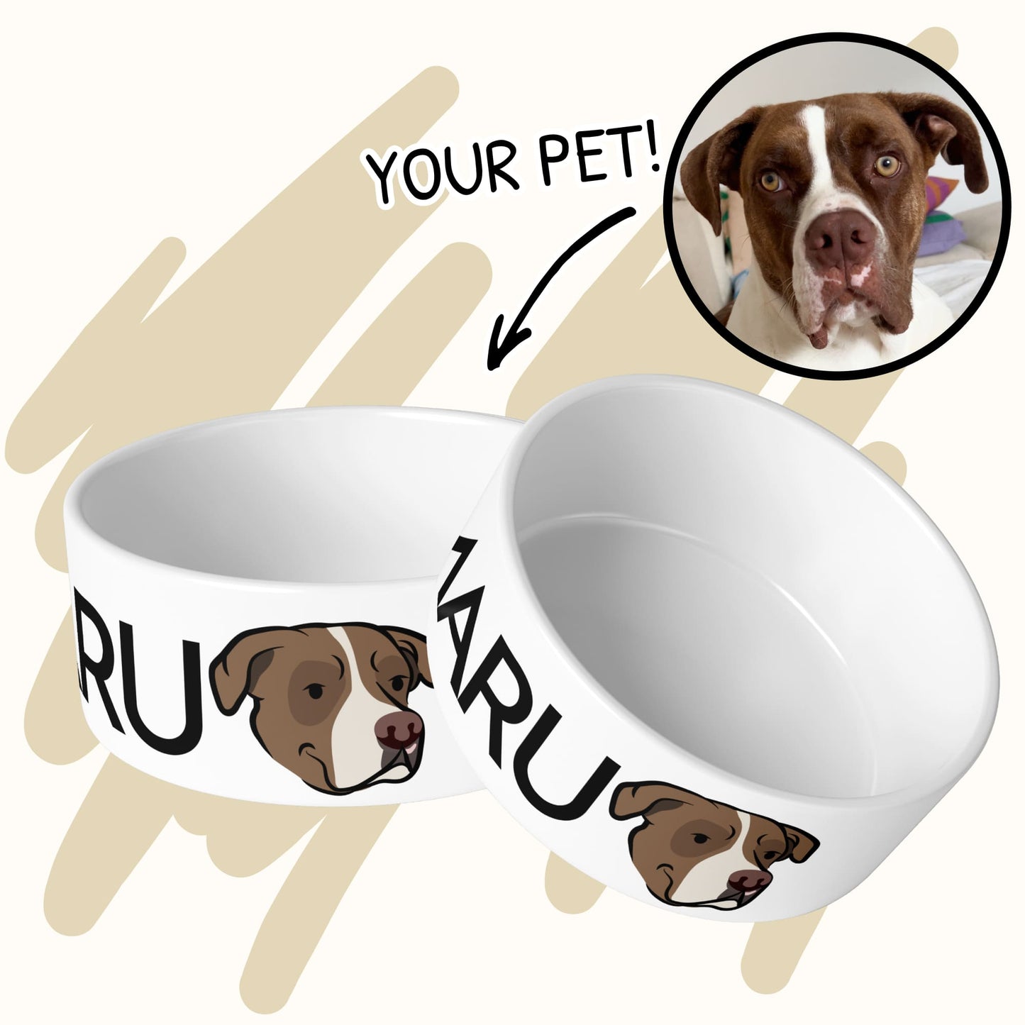 Bundle: x2 Custom Pet Bowls